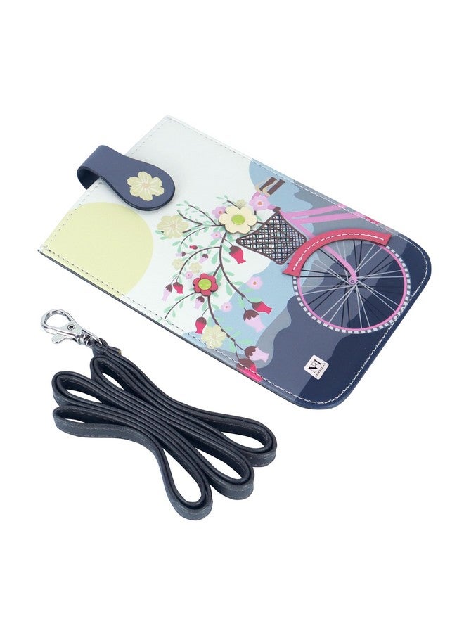 NFI essentials حقيبة كروس بودي صغيرة للنساء من NFI essentials، حاملة هاتف محمول، حقيبة محفظة، حقيبة كتف، حقيبة كلاش مطبوعة، حقيبة هاتف للفتيات - Image 2