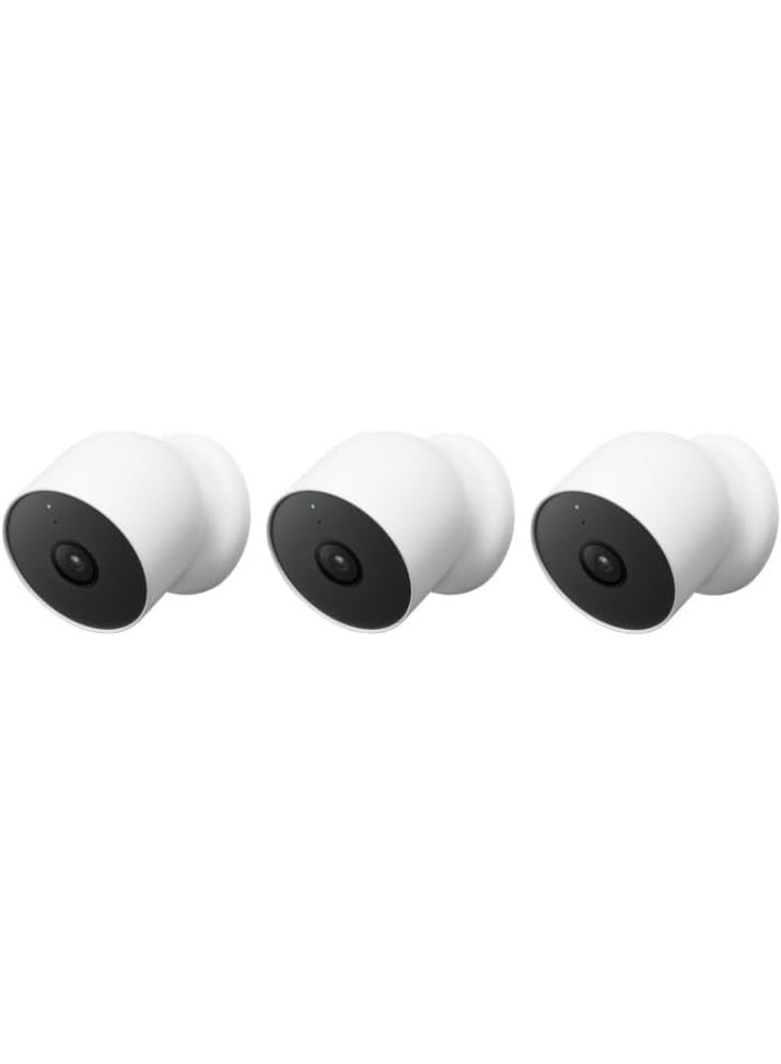 Google Nest Camera Indoor/Outdoor - 3 Pack (GA02077-US) Model G3AL9 - Image 1