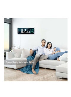 واي دي ساعة منبه رقمية للمنزل ساعة رقمية بشاشة كبيرة  - Image 5