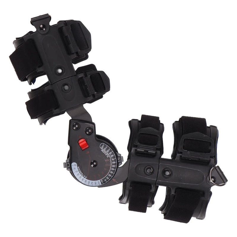 كلاراكو دعامة كوع بمفصلة قابلة للتعديل من كلاركو، مصنوعة من قماش يسمح بمرور الهواء، قابلة للإزالة والغسل، مع حزام لدعم التعافي من إصابات الذراع (لليد اليسرى) - Image 1