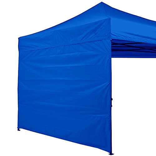 ABCCANOPY Instant Canopy SunWall 10x10 FT, 1 Pack Sidewall Only, No Frame or Top, Blue - Image 1