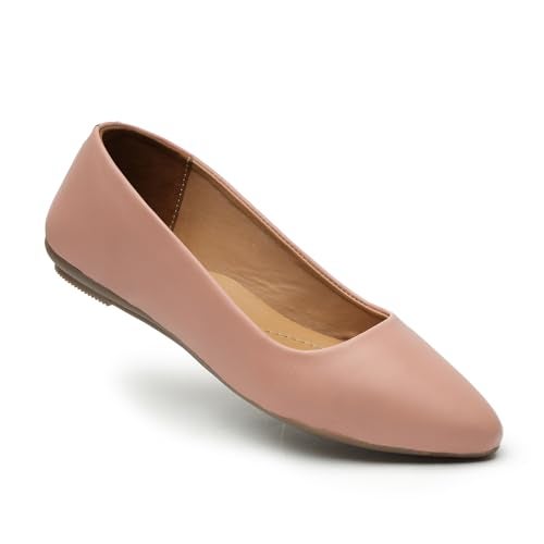 YUKI Comfortable Slip-On Belly Flats Stylish, Lightweight, Casual & Formal Wear Belly for Women Peach - Image 1