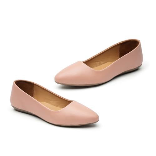 YUKI Comfortable Slip-On Belly Flats Stylish, Lightweight, Casual & Formal Wear Belly for Women Peach - Image 4