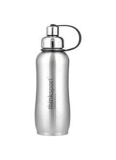 think! think, Thinksport™, Insulated Sports Bottle, Silver, 25 oz (750 ml)  - Image 1