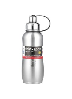 think! think, Thinksport™, Insulated Sports Bottle, Silver, 25 oz (750 ml)  - Image 2