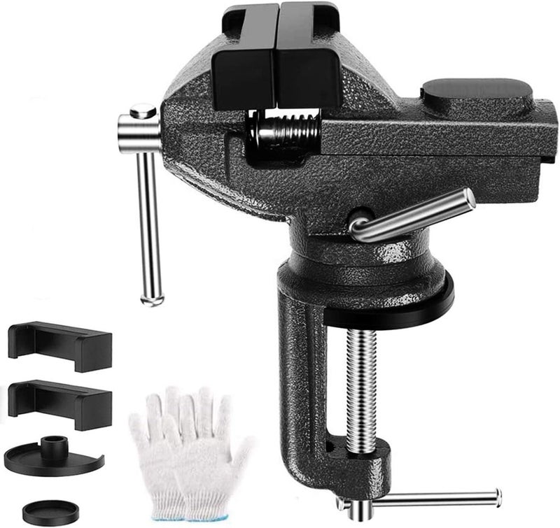 MYTEC Home Vise Clamp-On Vise, 3.0" black - Image 4