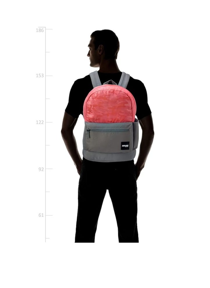 CCAM-2126BK Founder Backpack 15.6" Red Gray Built to last with premium woven body material combined with padded, durable 1200D polyester base
