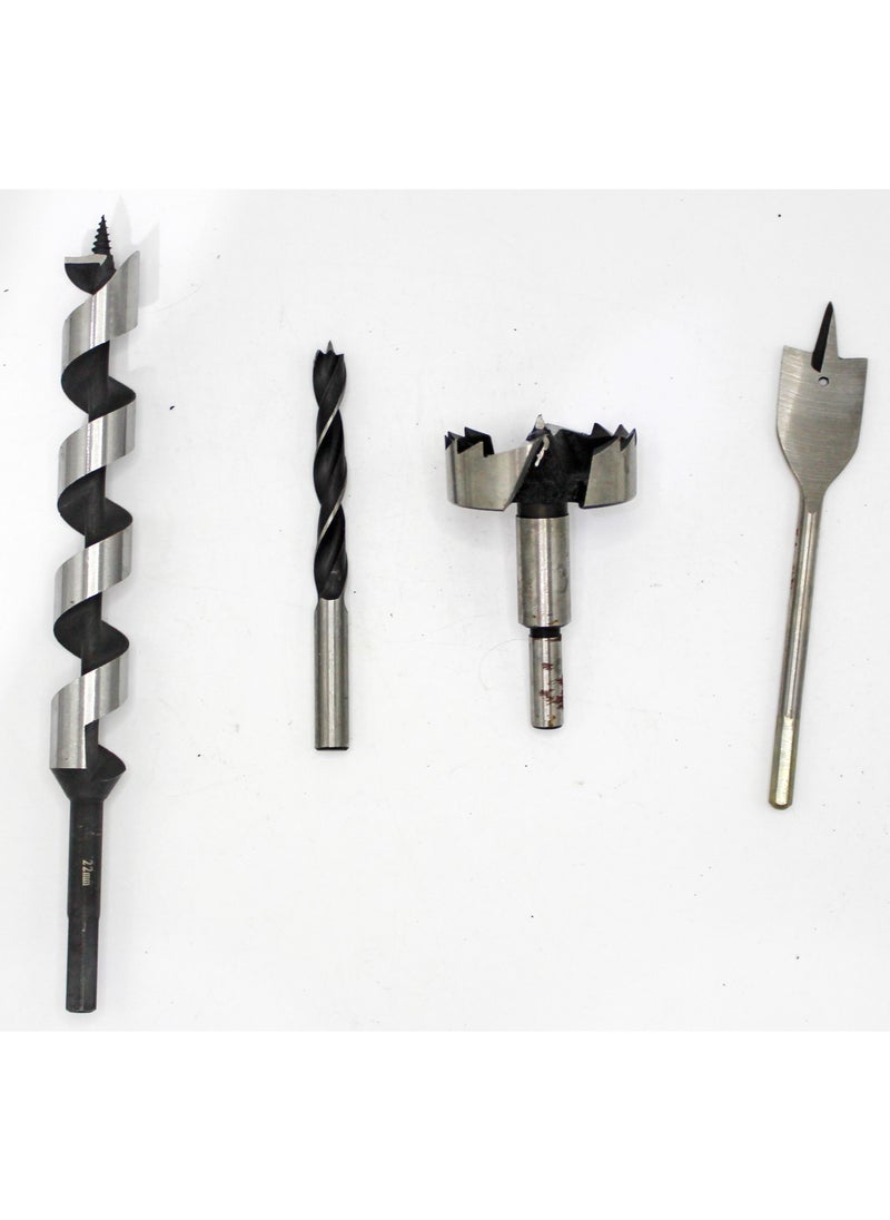 Kingroy 32PC wood drill bits, carpnter drill bits set. It conclude flat wood drill bits, 3 point wood drill bits, auger wood drill bits, forstner drill bits.  - Image 4