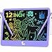 hockvill LCD Writing Tablet for Kids 12 Inch Learning Toys Drawing Pad for Boys Girls Erasable Doodle Board for Toddlers 3 4 5 6 7 8 Year Old Travel Essentials Christmas Birthday for Kids Purple - Image 3