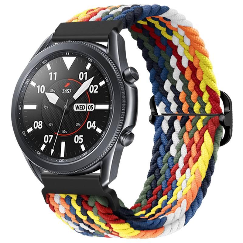 سوار ساعة ذكية سوار نايلون حلقي متوافق مع Samsung Galaxy Watch 7 بملاءمة قابلة للتعديل وحزام بديل للاستخدام اليومي باللون 05# قابل للتعديل للهدايا للاستخدام الشخصي - Image 1