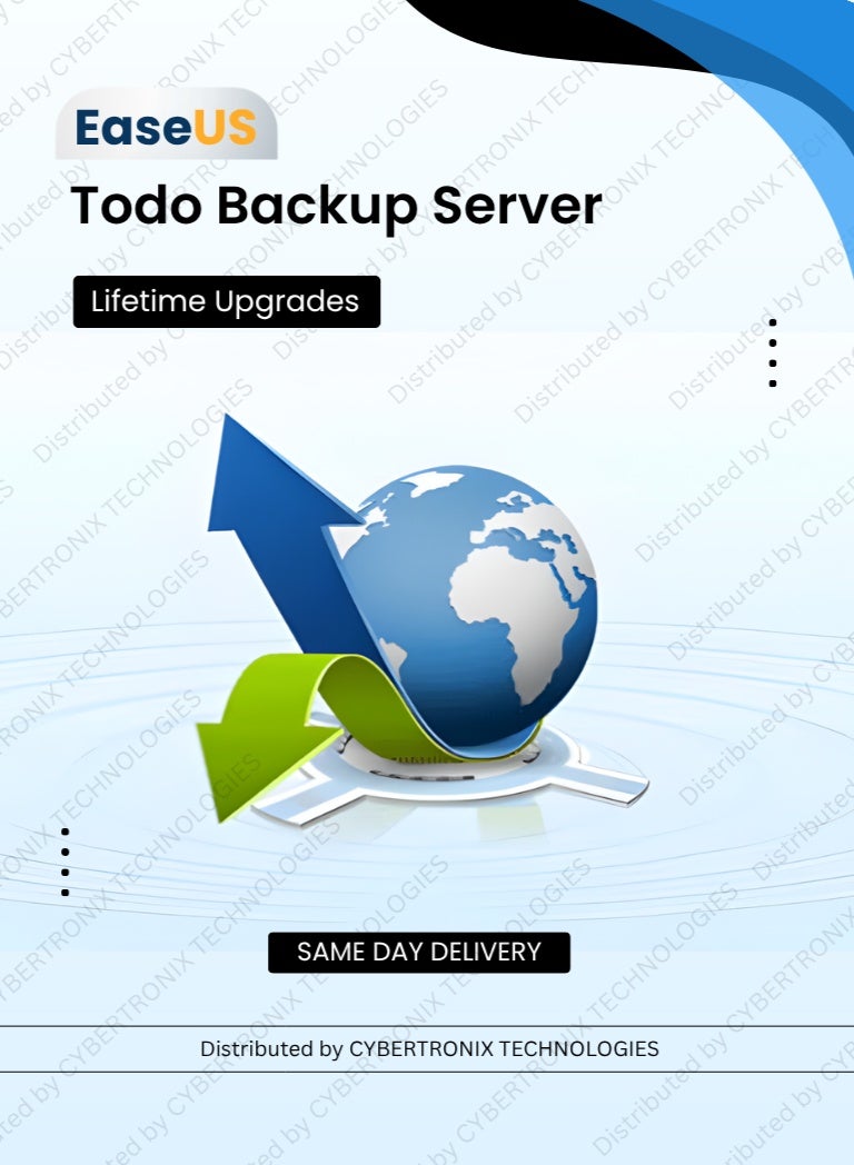 EaseUS Todo Backup Server | Unlimited Devices Lifetime | Digital License | SAME DAY DELIVERY