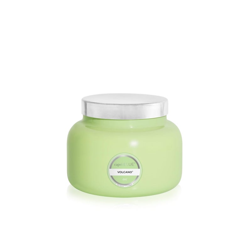 Capri Blue Volcano Scented Candles - Luxury Candles for Home Scented with Tropical Fruit & Sugared Citrus - Long Lasting Soy Wax Blend - Signature Glass Jar (Iced Matcha Green, 19 oz) - Image 1