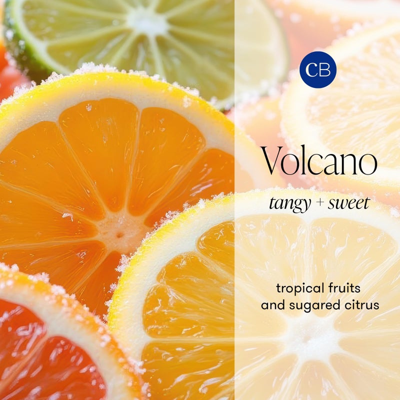 Capri Blue Volcano Scented Candles - Luxury Candles for Home Scented with Tropical Fruit & Sugared Citrus - Long Lasting Soy Wax Blend - Signature Glass Jar (Iced Matcha Green, 19 oz) - Image 3