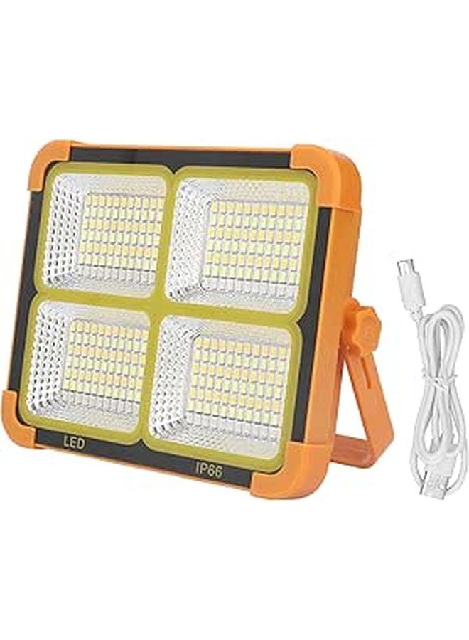 100W Solar Emergency Flood Light Adjustable Portable Work Light IP66 Waterproof - Image 1