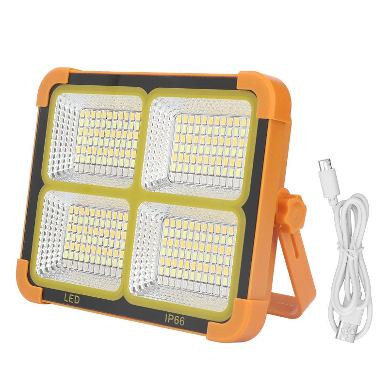 100W Solar Emergency Flood Light Adjustable Portable Work Light IP66 Waterproof - Image 2
