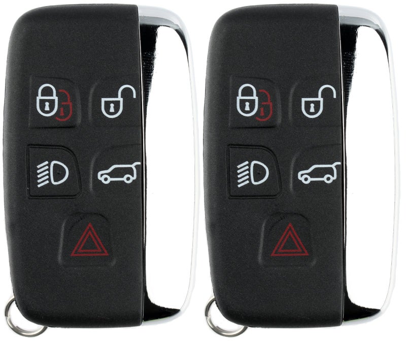 KeylessOption Keyless Entry Remote Control Car Smart Key Fob Replacement for Jaguar KOBJTF10A (Pack of 2) - Image 1