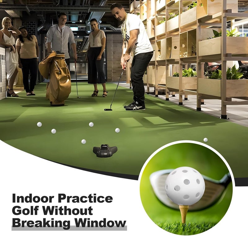 THIODOON Practice Golf Balls Limited Flight Golf Balls 40mm Hollow Plastic Golf Training Balls Colored Airflow Golf Balls for Swing Practice Driving Range Home Use Indoor - Image 4