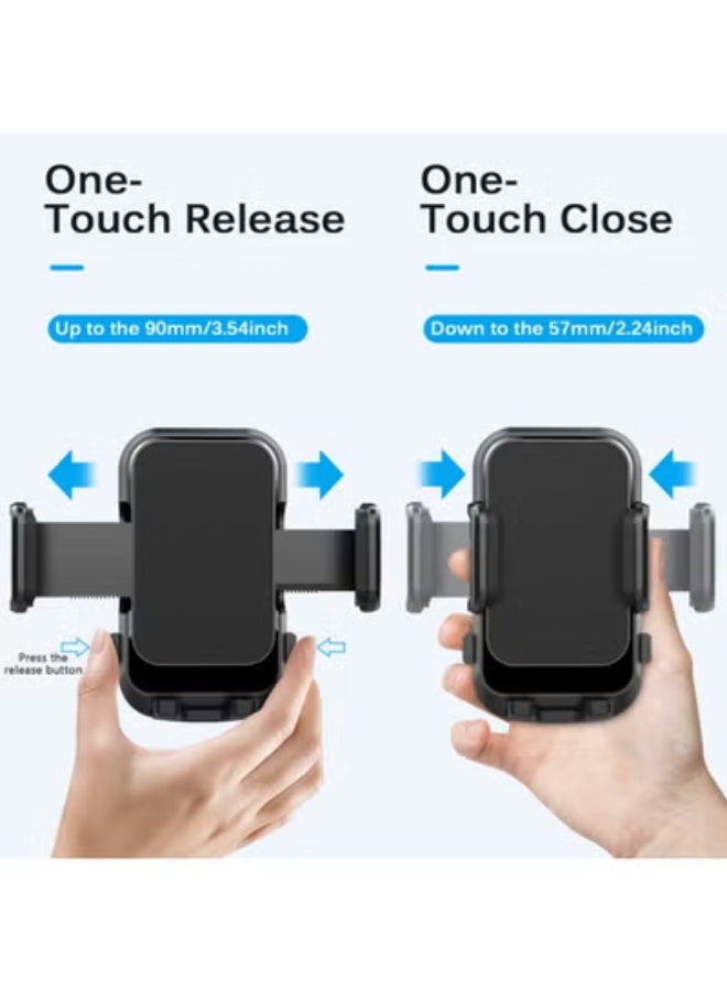 Car Phone Holder Mount New Upgraded Handsfree Cell Phone Holder Car Dash Windshield Air Vent Stand 270 Adjustable Suction Cup Magnetic Phone Holder - Image 4