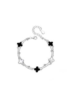 black/silver/white