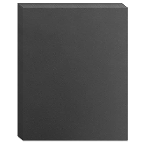 TOTiyea 100 Pack 16 Mil Poly Binding Covers, Sand Texture Binding Presentation Covers, Letter Size, Square Corners, Un-Punched, Black Color - Image 5