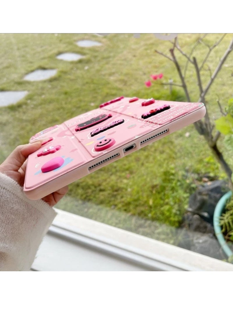 ACLIX iPad 10th Generation Case 10.9 Inch 2022 with Pencil Holder - Barbie - Image 2