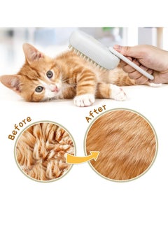 BIGTHREE Cat Steam Brush, 3 in 1 Spray Cat Brush with Water Spray, Self Cleaning Steam Pet Brush With Massage, Cat Grooming Brush for Removing Knots, Loose Hair  - Image 2