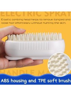 BIGTHREE Cat Steam Brush, 3 in 1 Spray Cat Brush with Water Spray, Self Cleaning Steam Pet Brush With Massage, Cat Grooming Brush for Removing Knots, Loose Hair  - Image 4