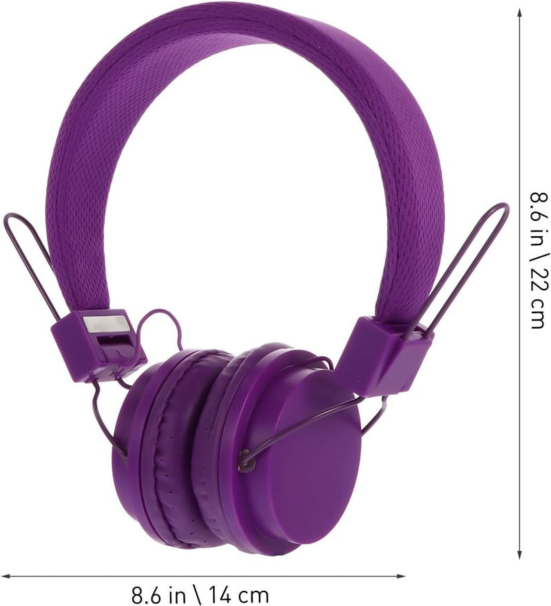 Wired Over-Ear Gaming Headphones with in-line Mic and Bass Stereo Sound for Computer Gamers, Purple Color, Wired Headset for PC and Console Gaming - Image 2