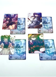 Generic 50pcs non-repetitive laser LOMO cards -Genshin Impact Hu Tao  - Image 5