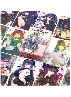 Generic 50pcs non-repetitive laser LOMO cards -Genshin Impact Hu Tao  - Image 3