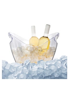 SYOSI Ice Bucket Wine Bucket，Clear Acrylic 4 Liter Plastic Tub for Drinks and Parties, Food Grade, Perfect for Wine, Champagne or Beer Bottles  - Image 4