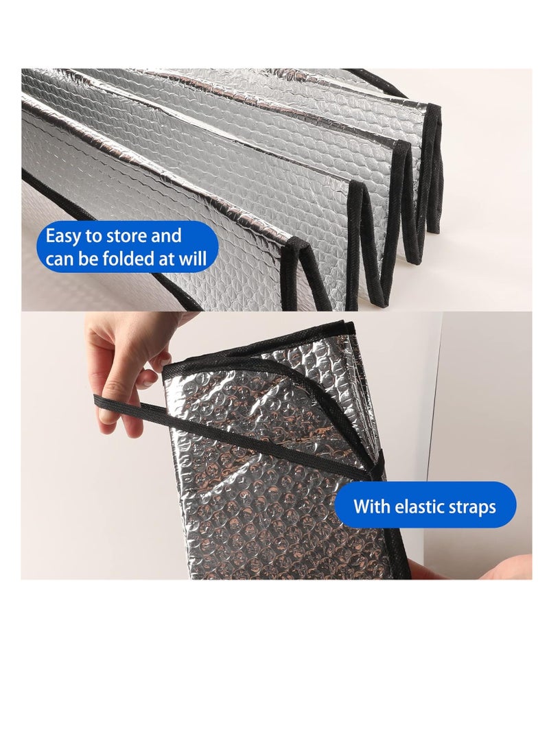 Generic Car Front Windshield Sunshade, Foldable UV Protection Front Window Cover, Keeps Windshield Cool  - Image 2