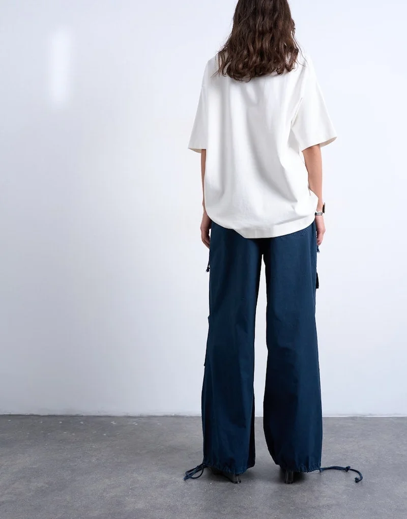 TOPSHOP Casual High Rise Two-Tone Cargo Trousers