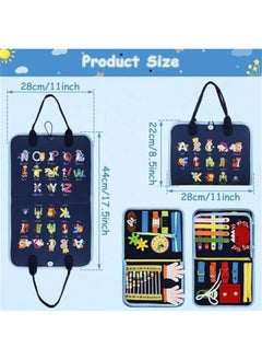 Generic Dementia Products for Elderly, Busy Blanket for Dementia Patients, Alzheimers Activities for Seniors, Gifts for Adult Dementia Patients, Dementia Therapy Aid Fidget Blanket Product, Elderly Gifts  - Image 2