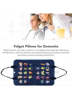 Generic Dementia Products for Elderly, Busy Blanket for Dementia Patients, Alzheimers Activities for Seniors, Gifts for Adult Dementia Patients, Dementia Therapy Aid Fidget Blanket Product, Elderly Gifts  - Image 3
