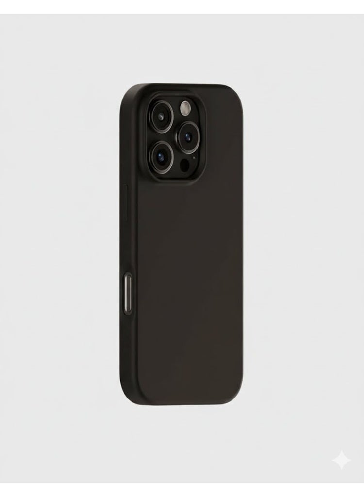 بليكس حافظة لهاتف أبل آيفون 16 برو اسود - سيليكون تي بي يو ممتاز 2.0 مم، حماية معززة للكاميرا مع درع العدسة، غطاء مقاوم للصدمات ومقاوم للماء لهاتف أبل آيفون 16 برو - Image 3