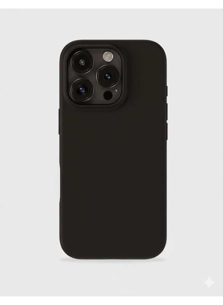 بليكس حافظة لهاتف أبل آيفون 16 برو اسود - سيليكون تي بي يو ممتاز 2.0 مم، حماية معززة للكاميرا مع درع العدسة، غطاء مقاوم للصدمات ومقاوم للماء لهاتف أبل آيفون 16 برو - Image 2