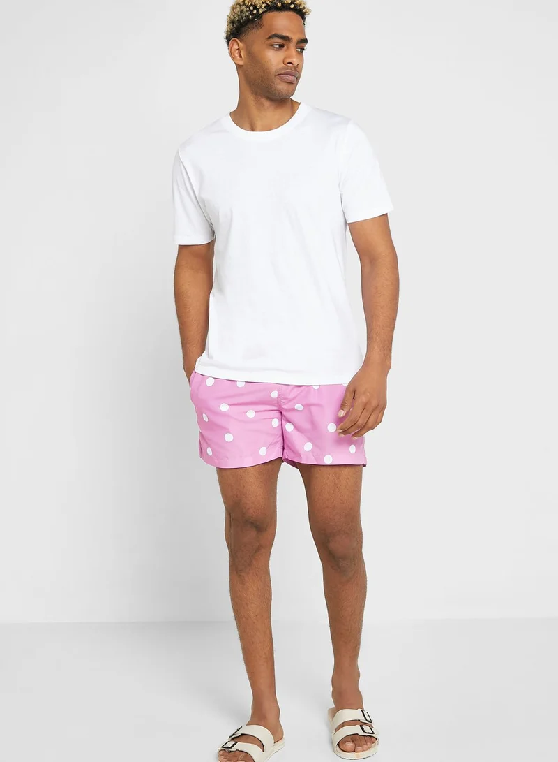 NIKBEN Pink Dot Swim Shorts