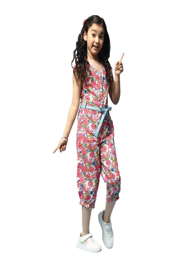 BIBA Girl Printed Kid(KW5260_Blue_9) - Image 1