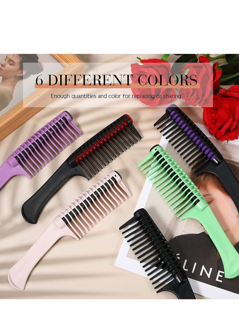 Generic Professional Anti-tangle Rotating Comb Professional Hair Dyeing Comb Daily Hair Care Comb- Purple  - Image 2