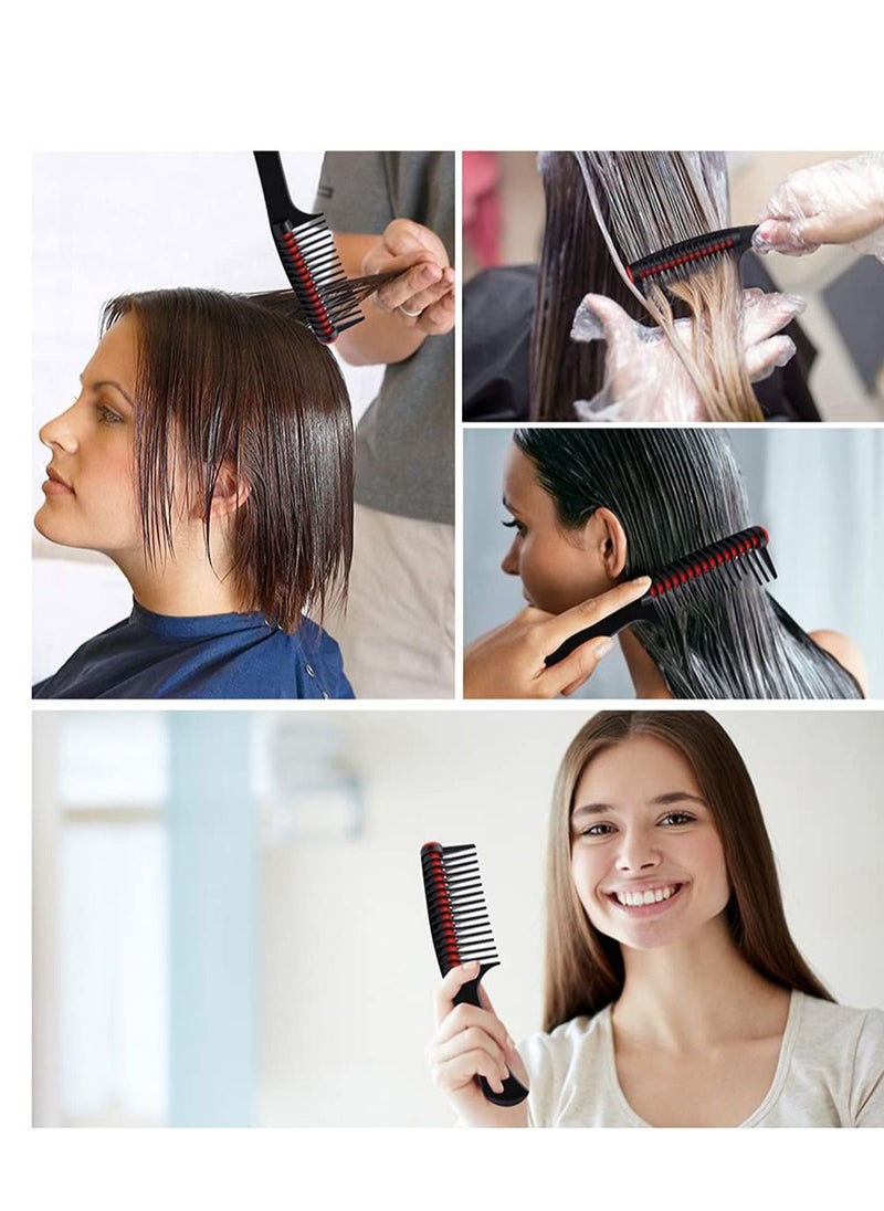Generic Professional Anti-tangle Rotating Comb Professional Hair Dyeing Comb Daily Hair Care Comb- Purple  - Image 4