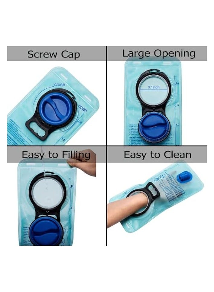 Green Tiger Hydration Bladder - 2L Water Reservoir, Replacement Water Bladder BPA Free, Leak Proof Hydration Pack for Running Cycling Hiking Camping Climbing - Image 3