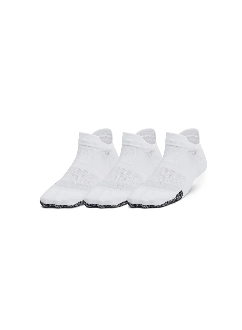 اندر ارمور 3 Pack Breathe No-Show Tab Socks
