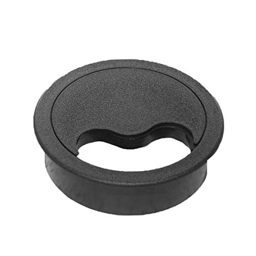 Access Floor Systems Heavy Duty Floor Grommet w/Cover 4 Inch | Black ABS Plastic Grommet for Cable Organization | Great to Organize Cables | Easy Installation - Image 2