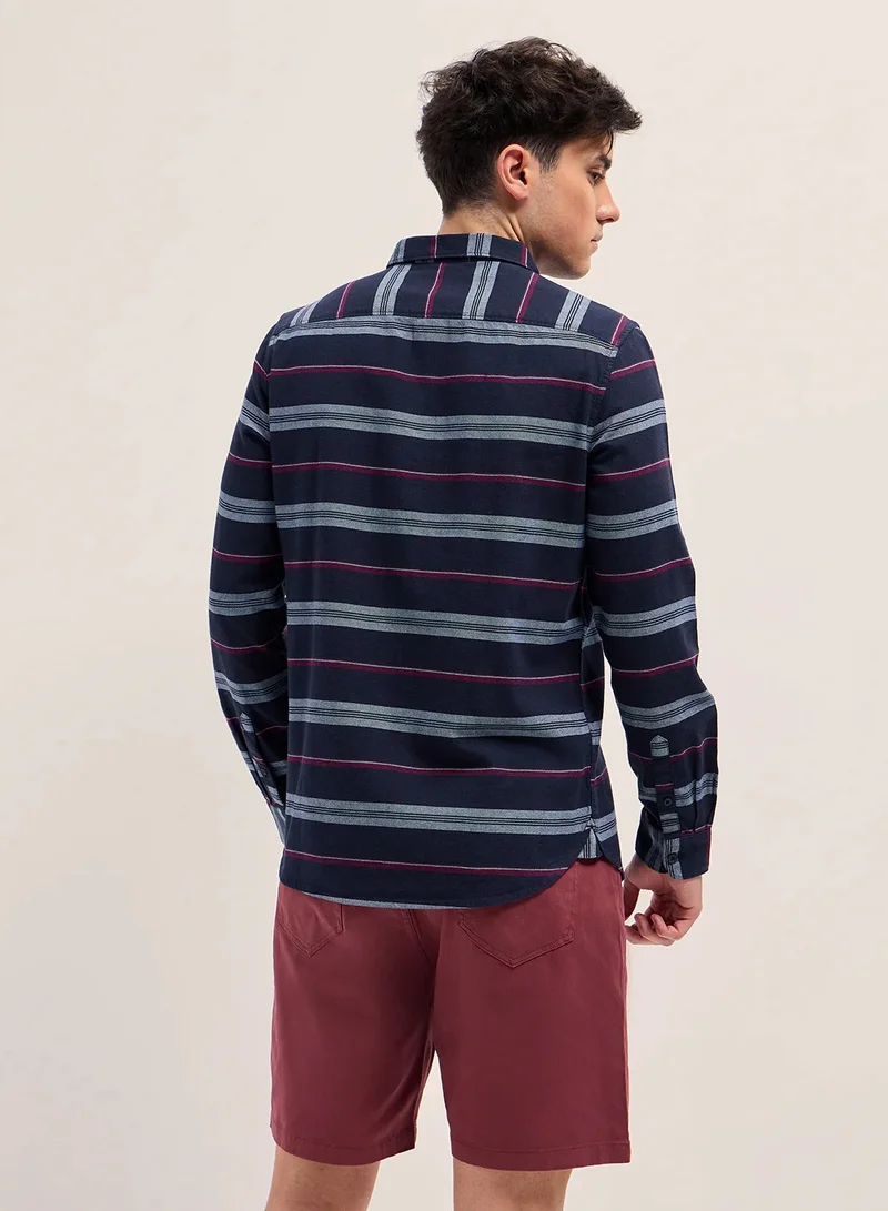 ذا بير هاوس Cotton Shirt for Men | Slim Fit, Long Sleeve, Casual or Formal Button-Down | Soft, Breathable Fabric for Work, Everyday, & All-Season Wear in Stylish