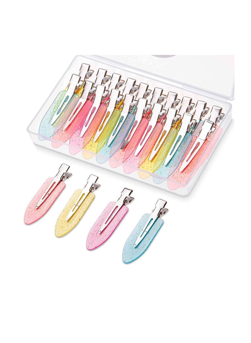 SYOSI No Bend Hair Clips, No Crease Hair Clips Curl Pin Clips with Storage Box for Hairstyle Bangs Waves Makeup - Image 1