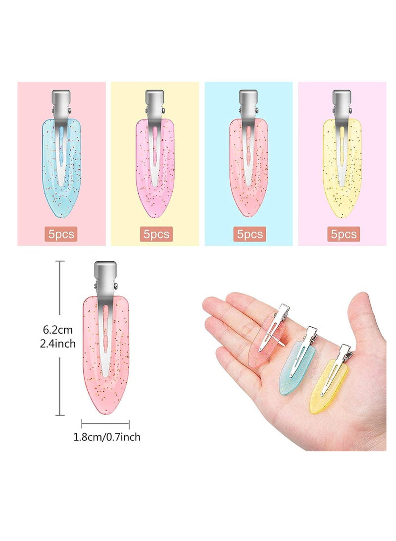SYOSI No Bend Hair Clips, No Crease Hair Clips Curl Pin Clips with Storage Box for Hairstyle Bangs Waves Makeup - Image 4