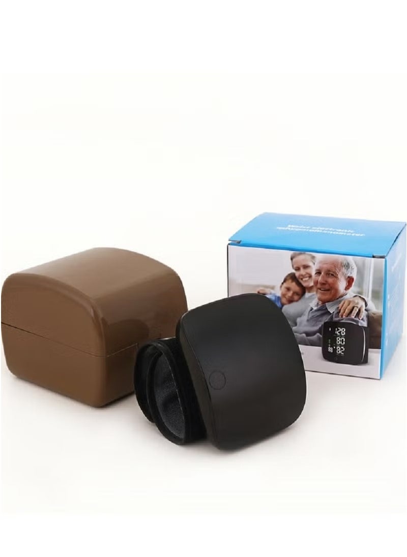 general Rechargeable LCD Digital Display Wrist Blood Pressure Monitor Cuff Blood Pressure Tester Dual 99 Readable Memory Large Display Voice 3 Color Background Heart Rate Automatic Blood Pressure Monitor - Image 4