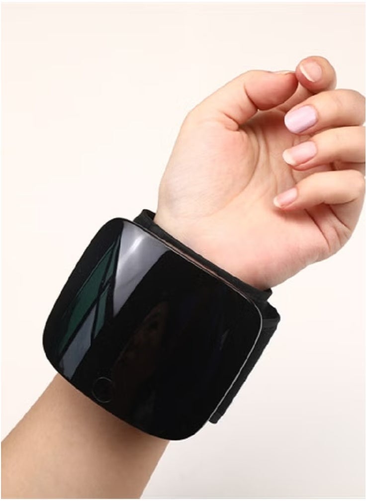 general Rechargeable LCD Digital Display Wrist Blood Pressure Monitor Cuff Blood Pressure Tester Dual 99 Readable Memory Large Display Voice 3 Color Background Heart Rate Automatic Blood Pressure Monitor - Image 2