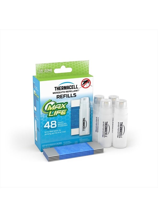 THERMACELL - Mosquito Repellent Refills; Compatible with Any Fuel-Powered Thermacell Repeller; Highly Effective, Long Lasting, No Spray, No Scent, No Mess; 15 Foot Zone of Mosquito Protection - Image 1